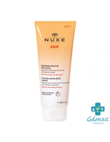 NUXE SUN - CHAMPU DE DUCHA AFTER SUN PARA CUERPO Y CABELLO  TUBO 200 ML