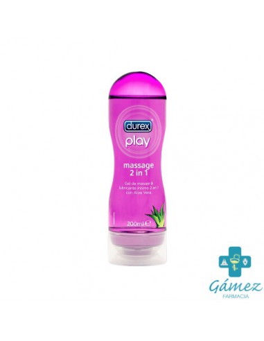 DUREX PLAY MASSAGE 2 EN 1 ALOEVERA LUBRICANTE IN 200ML