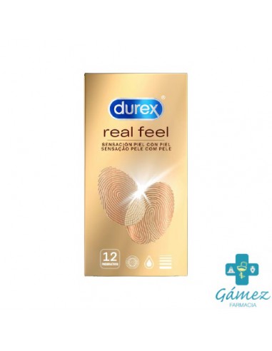 DUREX 12 UN REAL FEEL PRESERVATIVO SIN LATEX 12