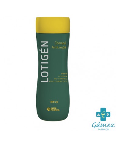 LOTIGEN CHAMPU ANTICASPA USO FRECUENTE 300 ML