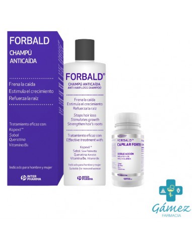 FORBALD PACK CHAMPU + CAPILAR FORTE 250 ML + 60