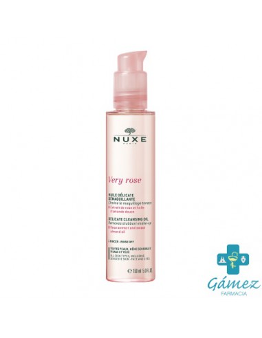 NUXE VERY ROSE ACEITE DELICADO DESMAQUILLANTE NOVEDAD FRASCO DOSIFICADOR 150ML